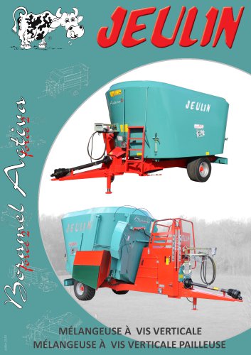 Vertical mixer with straw blower insert Boramel - Activa