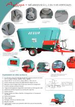 Vertical mixer with straw blower insert Boramel - Activa - 2