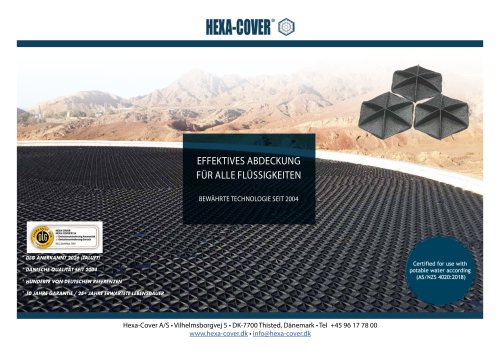 Hexa-Cover® Broschüre