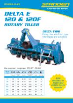 DELTA E 120 & 120F ROTARY TILLER - 1