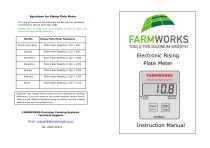 Electronic Rising Plate Meter - 1