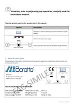 Instructions manual SIRIO - 4