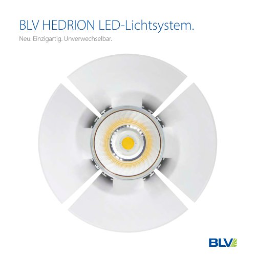 BLV LED HEDRION Lichtsystem