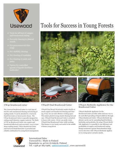 Tools for Success in Young Forests