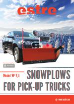 VP-2,3 - SNOWPLOWS FOR PICK-UP TRUCKS - 1