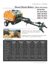 Round Straw Balers Offset/Inline Series