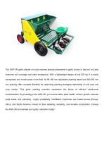 Garlic planter AGP-3R-3