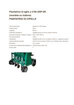 Piantatrice di aglio a 4 file AGP-4R