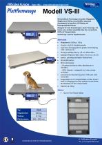 Plattformwaage VS-III-1