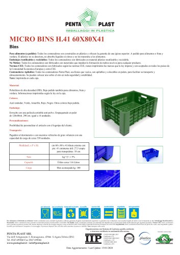 MICRO BINS H.41 60X80X41