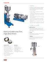 Greerco High Shear Mixers - Chemineer - PDF Catalogs | Technical ...