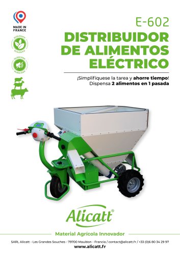 E-602 DISTRIBUIDOR DE ALIMENTOS ELÉCTRICO