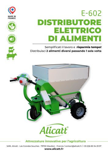 E-602 DISTRIBUTORE ELETTRICO DI ALIMENTI