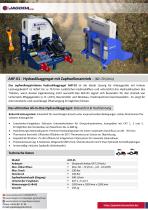 AHF-01- Hydraulikaggregat mit Zapfwellenantrieb 
