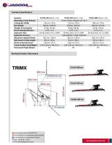 Catalog Hydraulic Hedge Trimmer TrimX JAGODA JPS 25-2