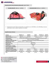 Desbrozadoras Agrícolas Reforzadas 1300 mm TOSIA - JAGODA JPS-2