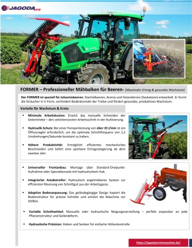 FORMER – Mähbalken für Beeren