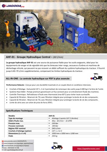 Groupe Hydraulique Central  AHF-01