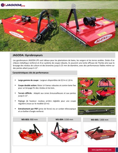 Gyrobroyeur TOSIA 1.3 m