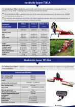 Herbicide Beams for Berries TEKLA - 2