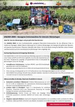 JAGODA 300A – Gezogene Erntemaschine für Intensiv-Obstanlagen