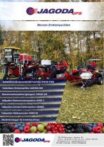 Katalog aller Beerenerntemaschinen von JAGODA JPS