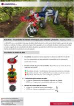 KLAUDIA - Escardador de dedos intercepas para viñedos y frutales