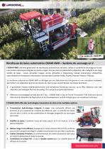 Récolteuse automotrice de baies à une rangée OSKAR 4 WD