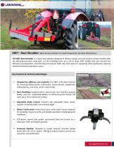 Rotary grubber for berry roots KRET-1