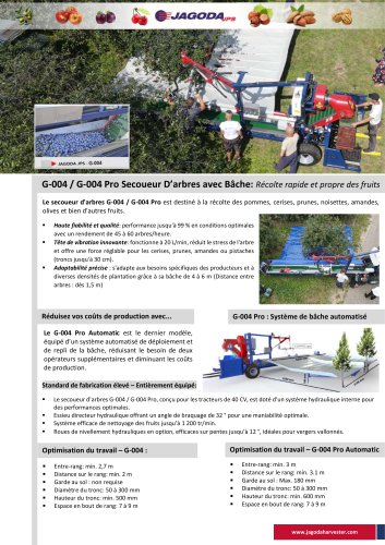 Secoueur D’arbres G-004 - JAGODA JPS 23
