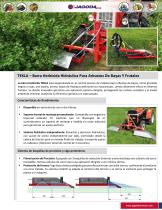 TEKLA – Barra Herbicida Hidráulica Para Arbustos De Bayas 