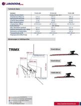 TRIMX – Hydraulischer Heckenschneider -2