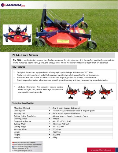 ZILLA Lawn Mower