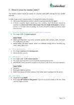 Installation and user manual for weather station Meteobot Pro-6
