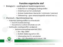 Organische Stof - 6