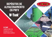 DEPÓSITOS DE ALMACENAMIENTO EN PRFV W-Tank®