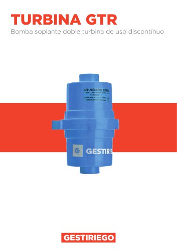 Ficha técnica Bomba Soplante Doble Turbina