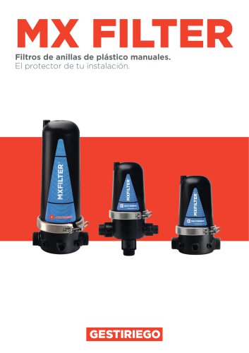 Ficha técnica Cabezales Manuales MX Filter