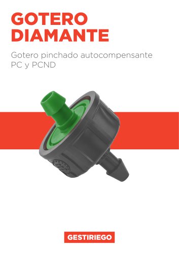 Ficha técnica Gotero pinchado diamante