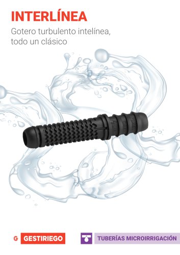 Ficha técnica tubería de riego por goteo INTERLINEA