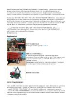 Gru forestale posteriore per legna rotazione 360° c on ritorno mod. FORESTAL-4