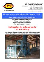 Incinerators for animal wastes - 1