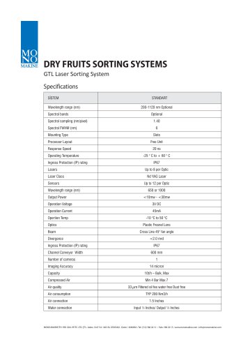 GTL Laser Sorting System