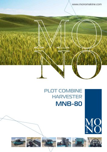 PLOT COMBINE HARVESTER MNB-80
