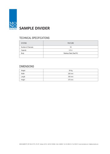 SAMPLE DIVIDER