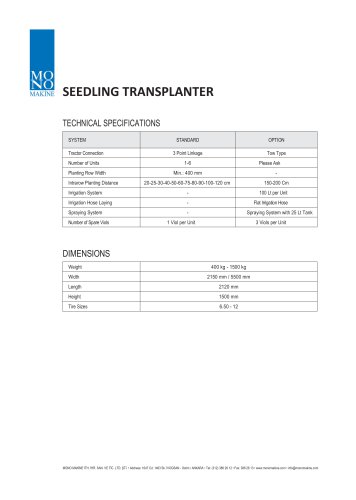 SEEDLING TRANSPLANTER