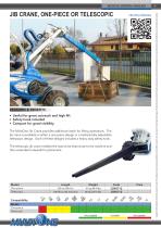 JIB CRANE, ONE-PIECE OR TELESCOPIC - 1