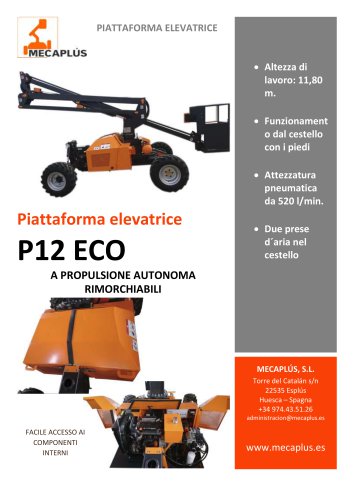 PIATTAFORME ELEVATRICE P12 ECO