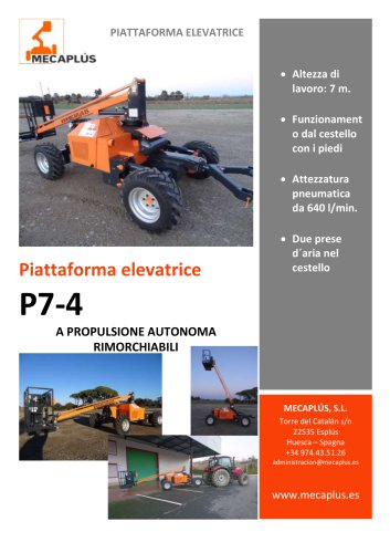 PIATTAFORME ELEVATRICE P7-4