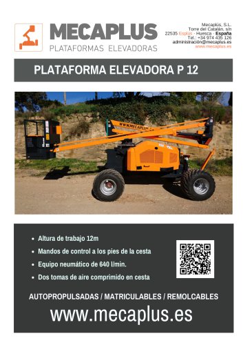 PLATAFORMA ELEVADORA P 12